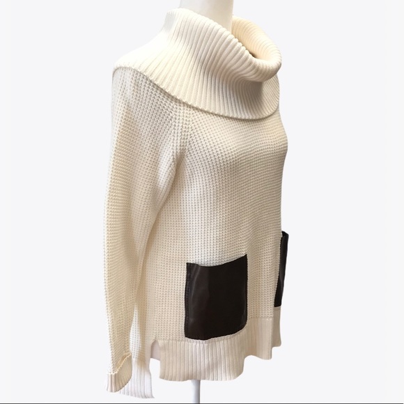 Michael Kors Vegan-Pockets Turtleneck Sweater - M - Picture 5 of 16